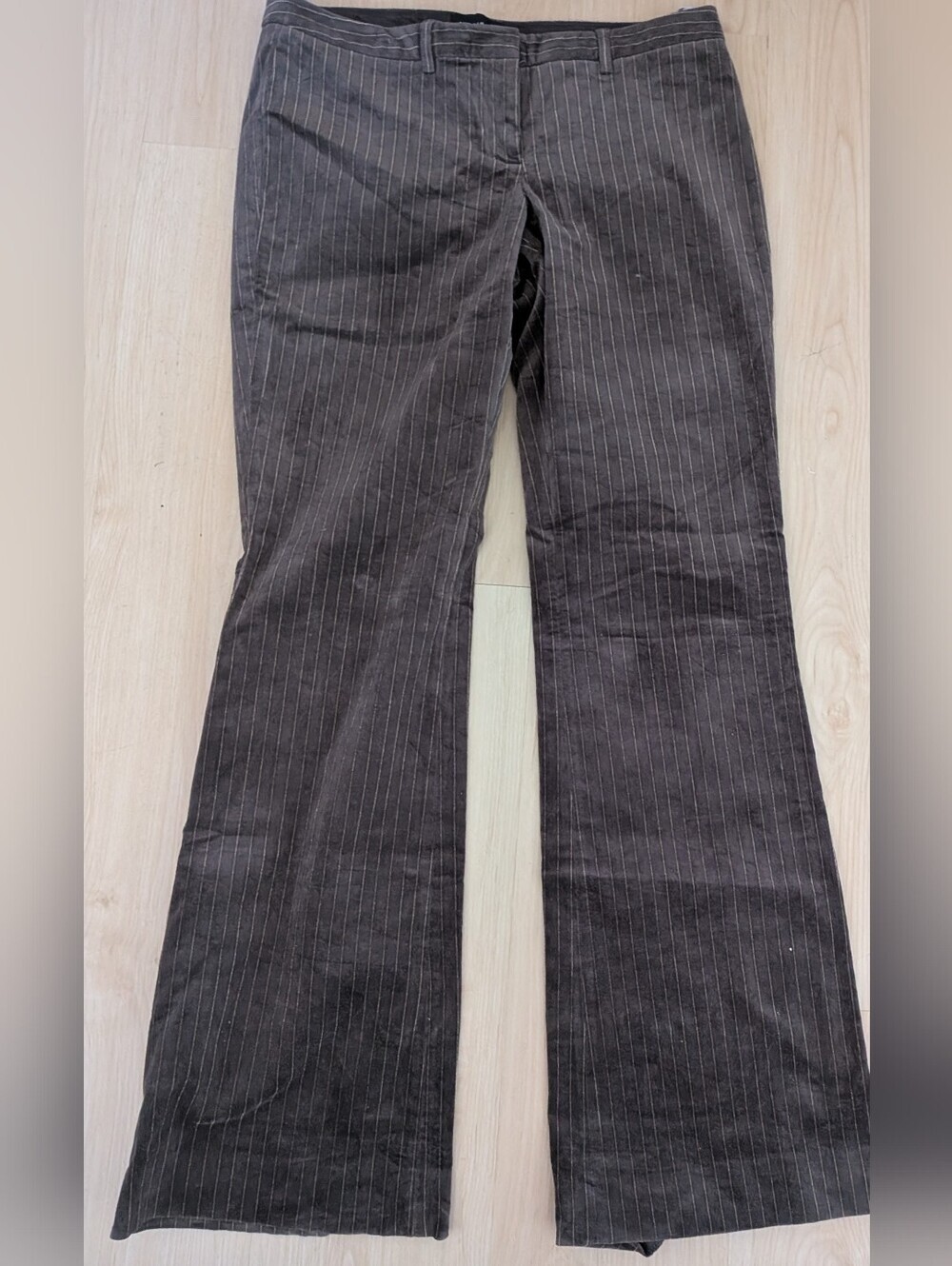The Limited Brown Corduroy Pinstripe Drew Fit Pants